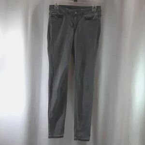 R1893 jeggings women's size 6 gray wear, distress *